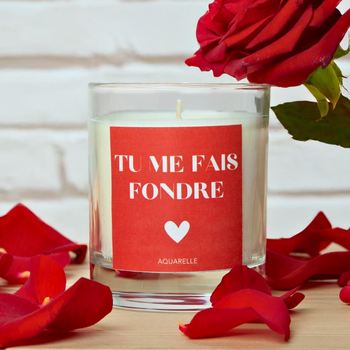 Bougie 'Tu me fais fondre'